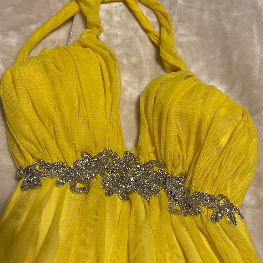yellow  dress prom, wedding, beautiful dress 👗